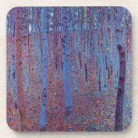 Posavasos Bosque de hayas por Gustav Klimt, Art Nouveau vint<br><div class="desc">La Selva de haya (1902) de Gustav Klimt es un símbolo de la era victoriana de la época de un bello paisaje de arte que presenta una escena natural. Un bosque oscuro con hayas y hojas por la noche. Sobre el artista: Gustav Klimt (1862-1918) fue un pintor sinfín austríaco y...</div>