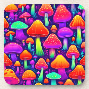 Posavasos Bosque de hongos Neon Glow