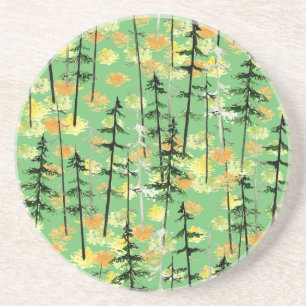 Posavasos Bosque de Otoño: Belleza Natural sin Marea