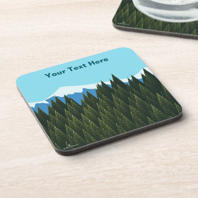 Posavasos Bosque fractal (Lado Izquierdo)
