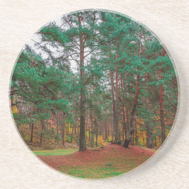 Posavasos Bosque otoñal (Frente)