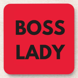 Posavasos Boss Lady Red