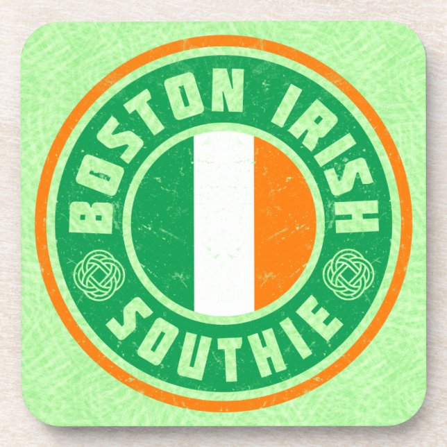 Posavasos Boston Irish American Southie Coaster Set (Frente)