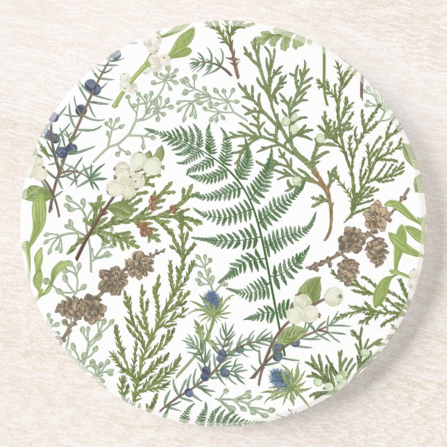 Posavasos Botánico de invierno (Frente)