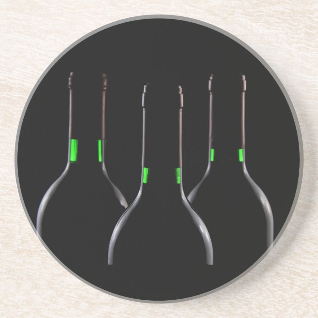 Posavasos Botellas de vino Monasterio de Arena Negra (Frente)