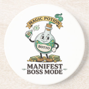 Posavasos Botto Manifest Modo Jefe Retro Cartoon Años 30 Pot