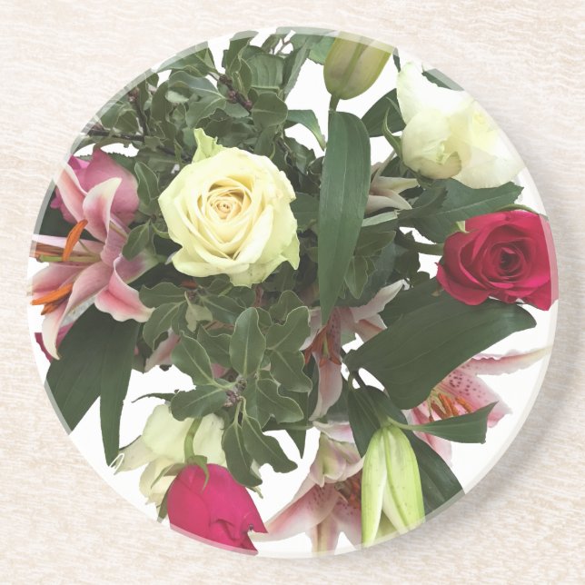 Posavasos Bouquet del Día de la Madre (Frente)