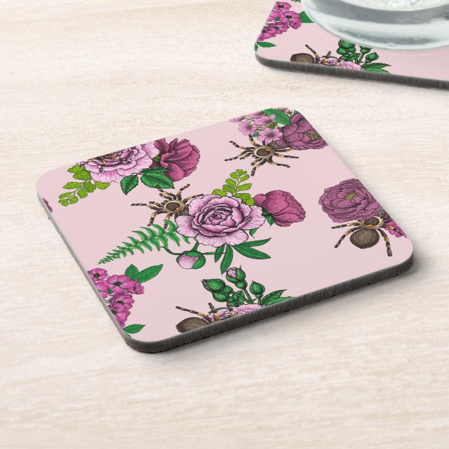 Posavasos Bouquets y tarantula (Lado Izquierdo)