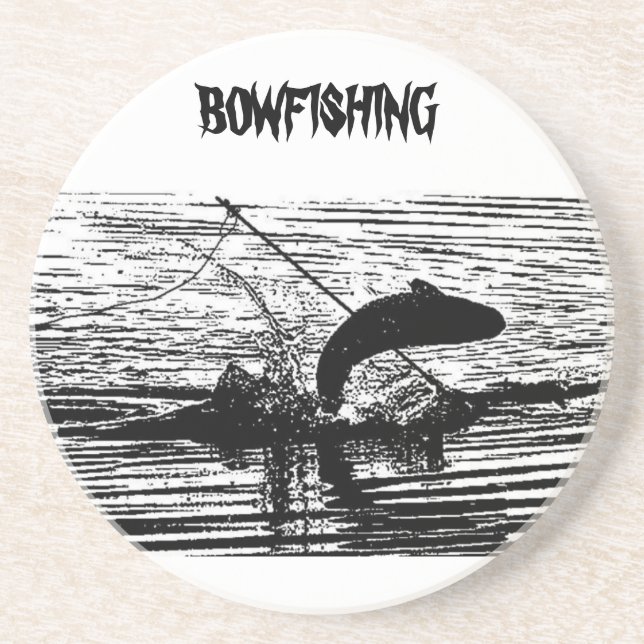 Posavasos Bowfishing - prácticos de costa cobrables (Frente)