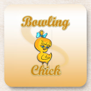 Posavasos Bowling Chick