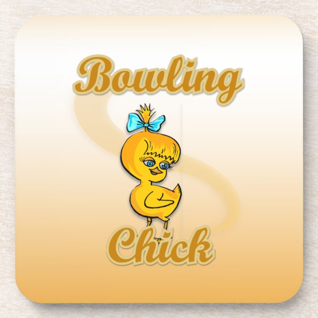 Posavasos Bowling Chick (Frente)