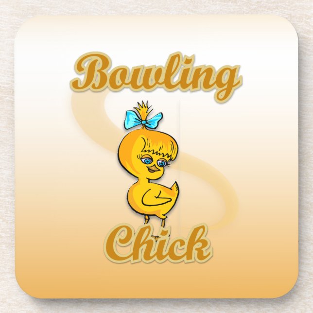Posavasos Bowling Chick (Frente)