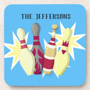 Posavasos Bowling de estilo vintage