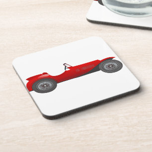 Posavasos Boys Room Classic Car Gifts Sweet Red Retro Car