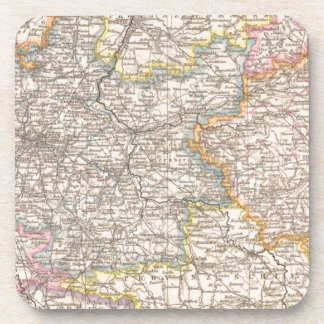 Posavasos Brandemburgo, seleccione el mapa del Atlas