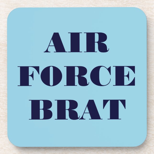 Posavasos Brat de la Fuerza Aérea Coaster Set (Frente)