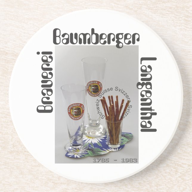 Posavasos Brauerei Baumberger Langenthal Bierdeckel (Frente)