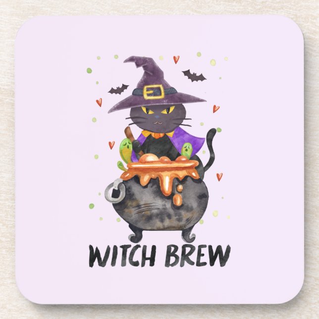Posavasos Brecha de bruja - Bruja de gata (Frente)