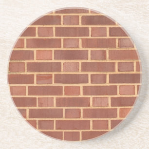 Posavasos Brick, Rock, Stone Series—Red Brick Coaster