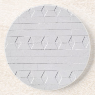 Posavasos Brick, Rock, Stone Series: Textura de diamante bla