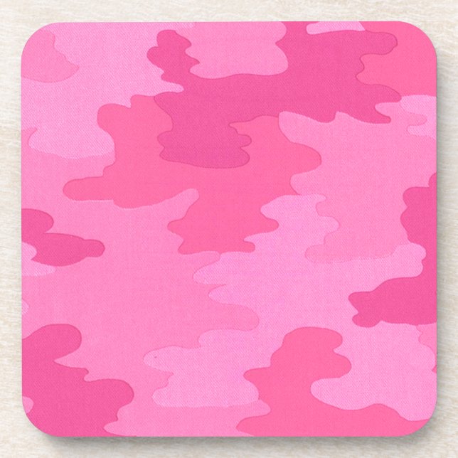 Posavasos Bright Pink Camoufling Coasters (Frente)