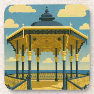 Posavasos Brighton Bandstand - Arte de arquitectura costera
