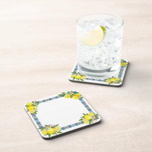 Posavasos Brillante Mediterráneo Sicilia Tiles Citrus Lemons