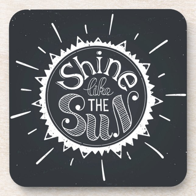 Posavasos Brillo como The Sun (Frente)