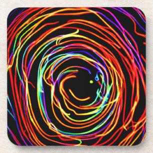 Posavasos Brillo de las luces espirales