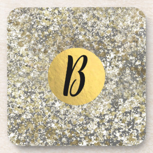Posavasos Brillo Dorado Crujiente Moderno Glamour Chispeante
