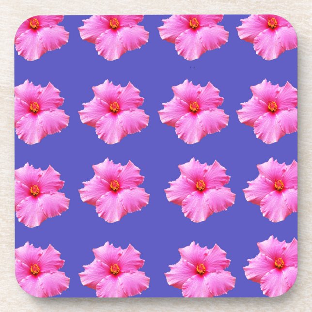 Posavasos Brisa de verano de Hibiscus,_ (Frente)