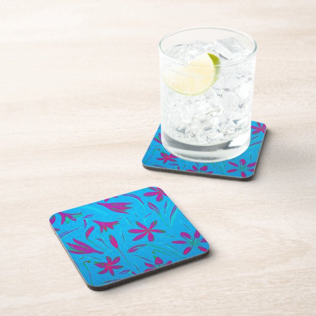 Posavasos Brisa Flor de Turquesa (Lado Derecho)