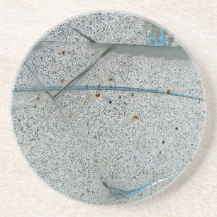 Posavasos Broken Cracked and Dirty Glass