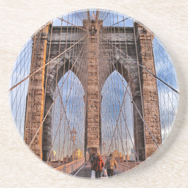 Posavasos Brooklyn Bridge New York (Frente)