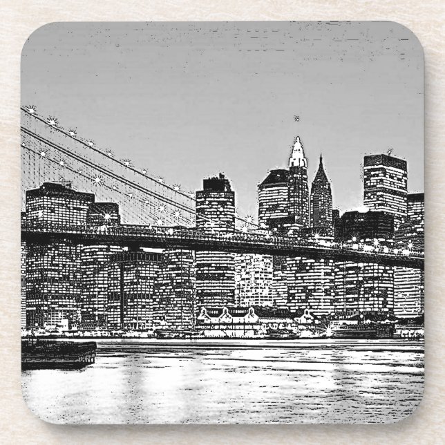 Posavasos Brooklyn Bridge New York (Frente)