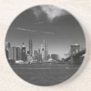 Posavasos Brooklyn Panorámico Black White