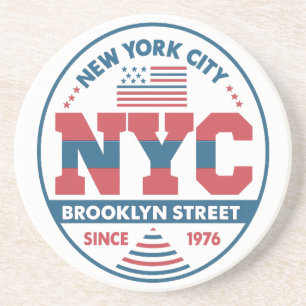 Posavasos Brooklyn y Nueva York