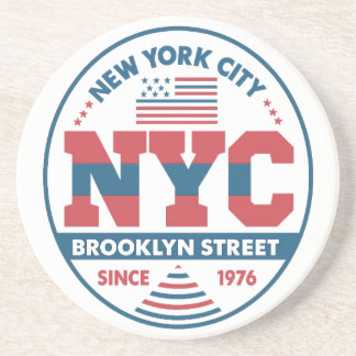 Posavasos Brooklyn y Nueva York