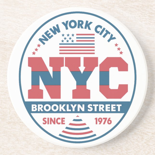 Posavasos Brooklyn y Nueva York (Frente)