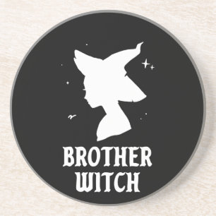 Posavasos Brother Witch Funny Spooky Mateo Halloween