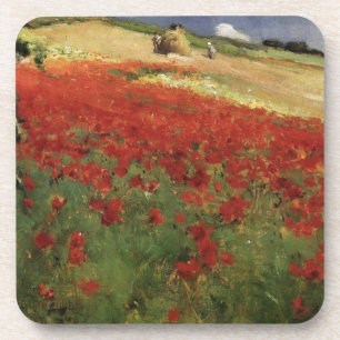 Posavasos BRUCE, William Blair amapolas flores rojas amapola