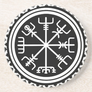 Posavasos Brújula náutica Viking Vegvisir