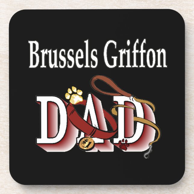 Posavasos Brussels Griffon Dad (Frente)