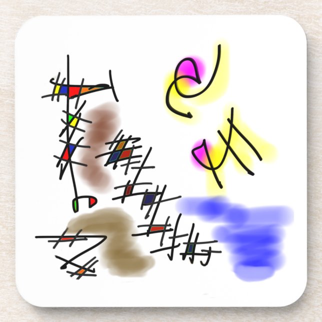 Posavasos buceadores abstractos (Frente)