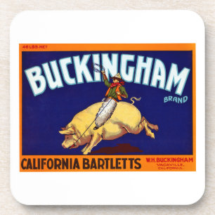 Posavasos Buckingham Brand California Bartletts