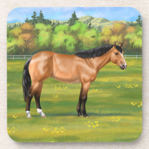 Posavasos Buckskin Dun Quarter Horse