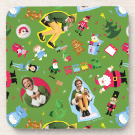Posavasos Buddy the Elf and Navidades Icons Pattern