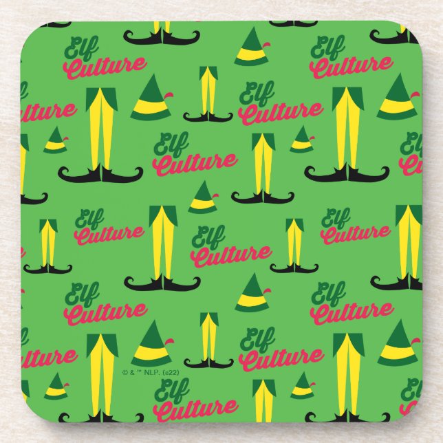 Posavasos Buddy the Elf | Patrón de referencia cultural (Frente)