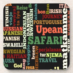 Posavasos Buen Viaje Italiano Irlandés Safari Japonés