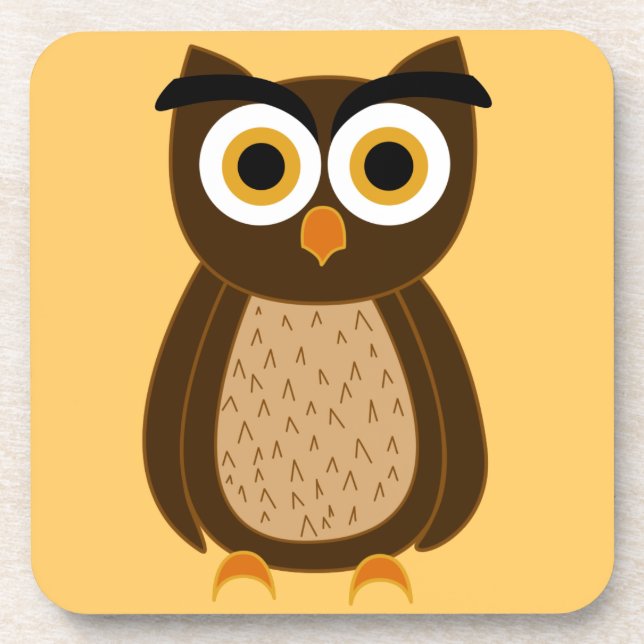 Posavasos búho (Frente)